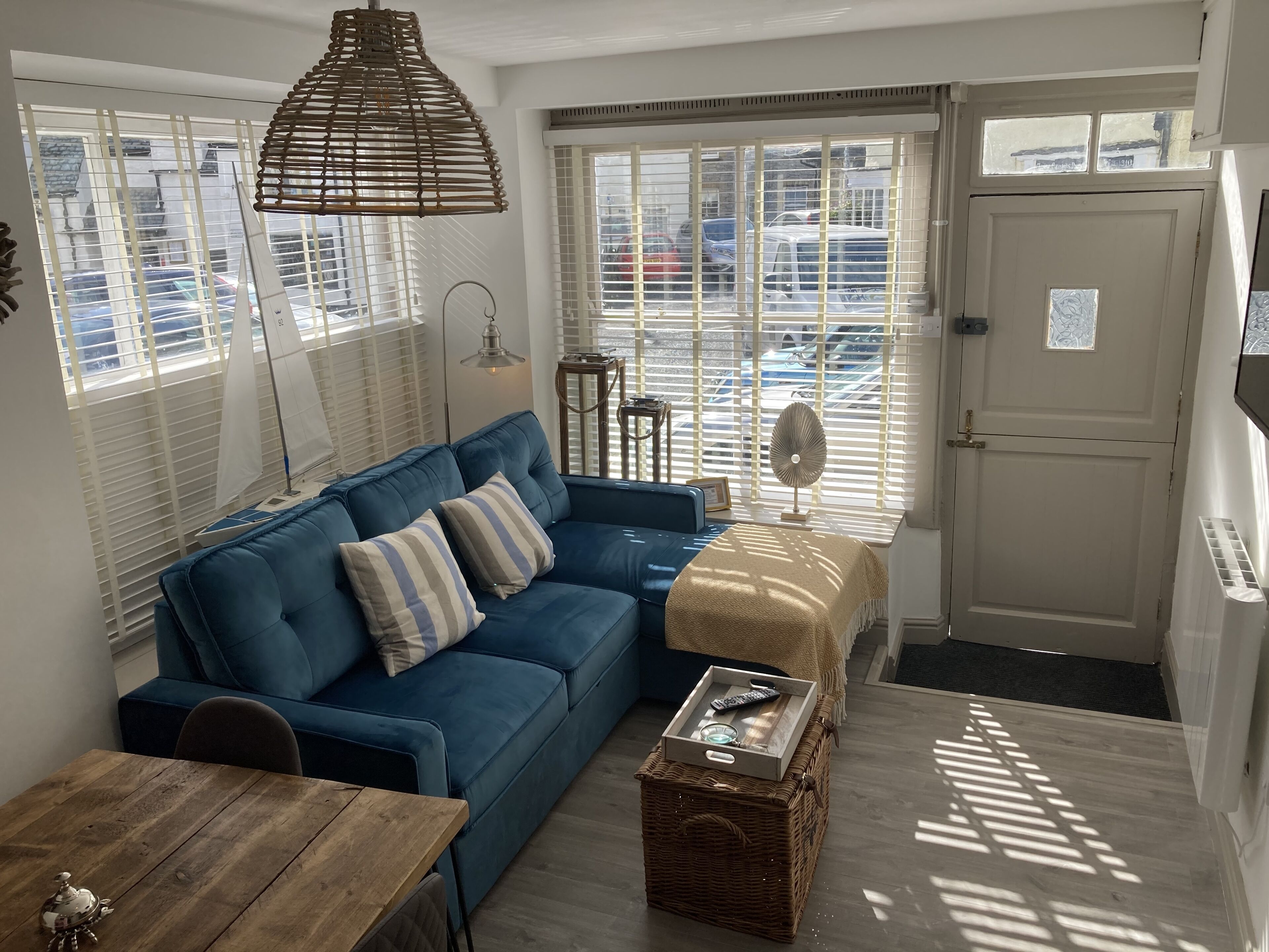 TV connectée, cheminée