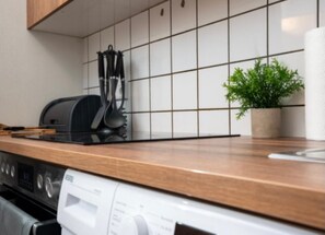 Private kitchen - Livemore24 - Apartment 1 in Duisburg 24/7 check-in (Duisburg)