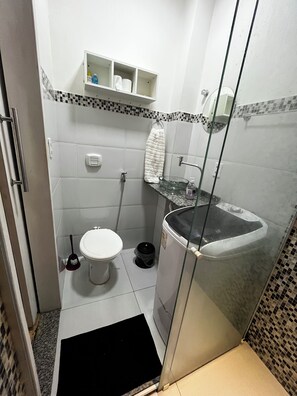 Towels, soap, toilet paper