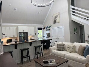 TV connectée, cheminée