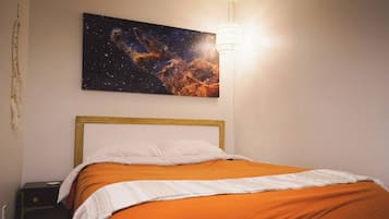 2 slaapkamers, een strijkplank/strijkijzer, wifi, beddengoed