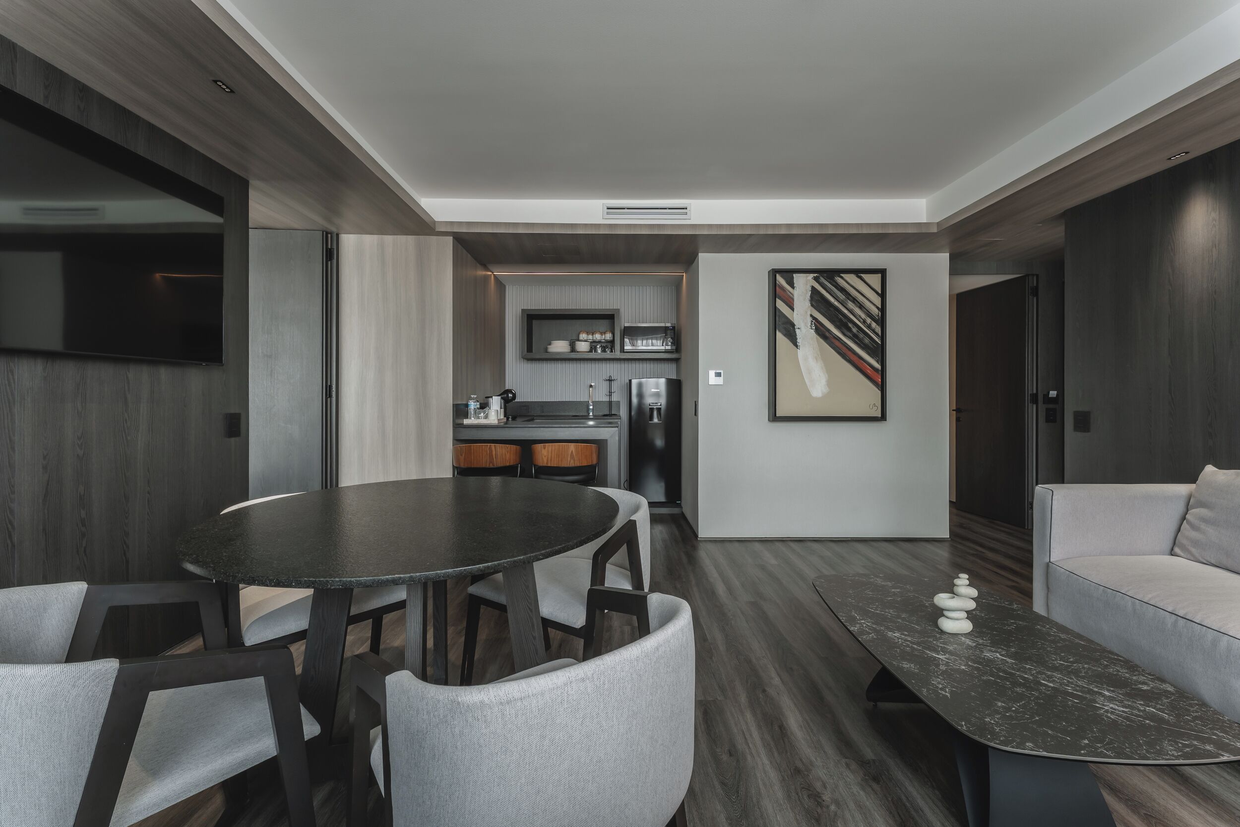 Suite superior | Área de sala de estar