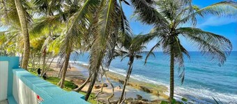 Sea View: Beach Front Apartment with Pool