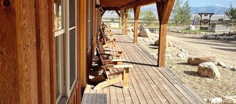 Cabin 9 at the Almo Inn near City of Rocks and Castle Rocks Parks, Almo Idaho