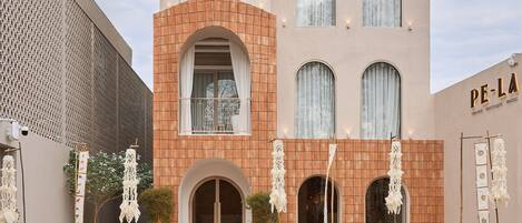 Fassade der Unterkunft