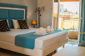 Romantic Room | Free WiFi, bed sheets - Melitsa corfu hotel  (Corfu)