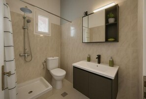 Romantic Room | Bathroom - Melitsa corfu hotel  (Corfu)