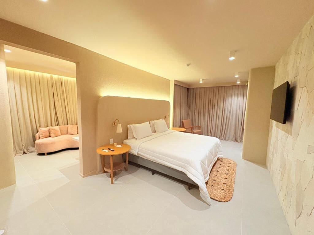 Suite Studio | 1 chambre, literie de qualité supérieure, surmatelas, minibar