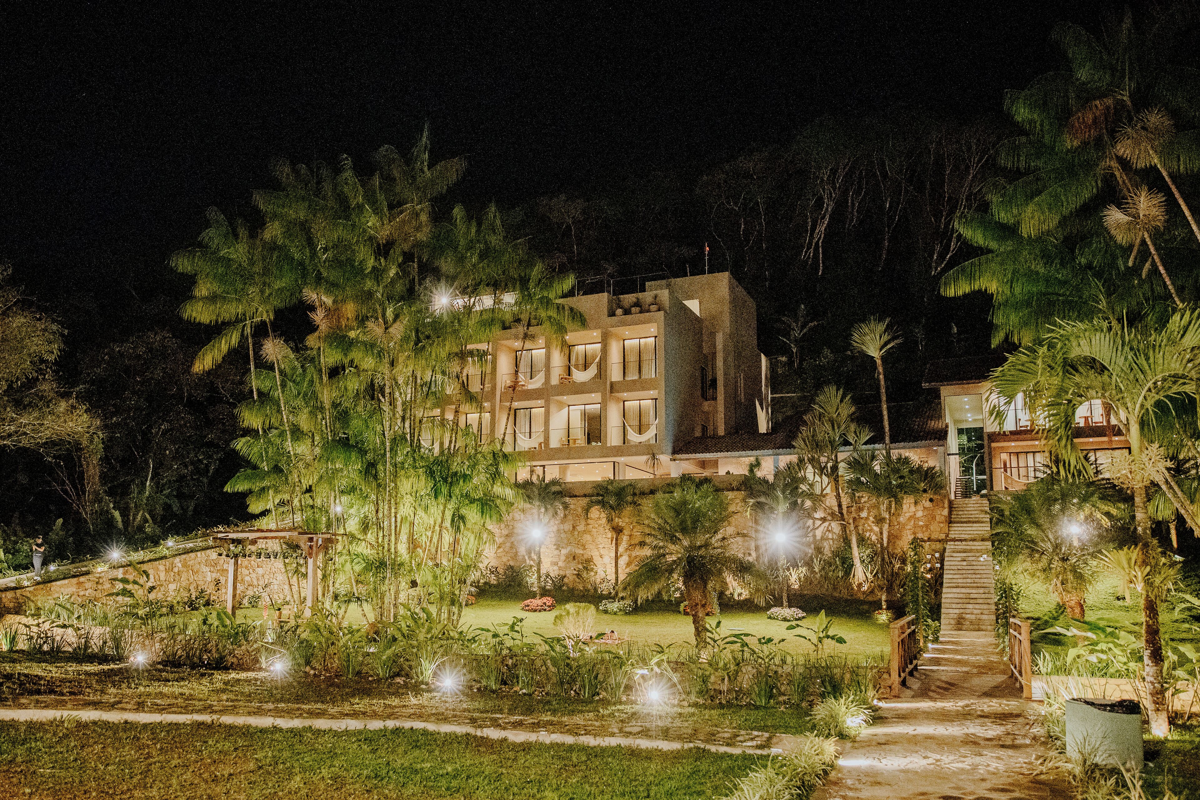 Front of property - evening/night