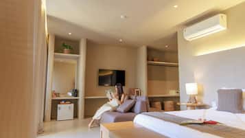 1 bedroom, premium bedding, pillowtop beds, minibar