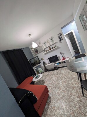 Living area - Simple but comfortable room! (Sevilla)