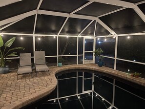 Udendørs pool, opvarmet pool