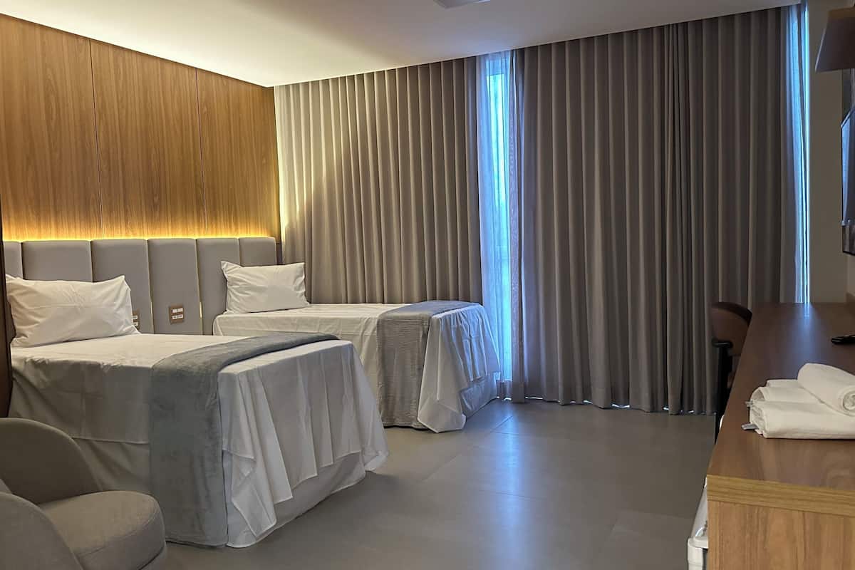Minibar, desk, blackout curtains, free WiFi