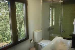 Towels, soap, toilet paper