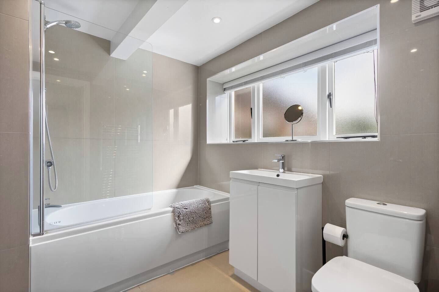 Shower, hair dryer