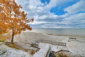Accommodatie ligt op het strand