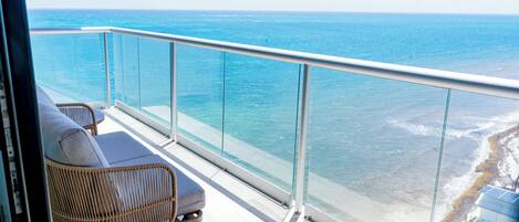 Deluxe Suite, Balcony, Partial Ocean View | Balcony