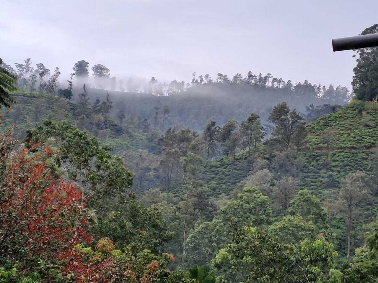 Blick von der Unterkunft