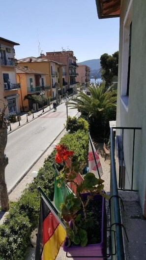 Blick vom Balkon