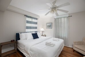 Iron/ironing board, travel cot, free WiFi, bed sheets