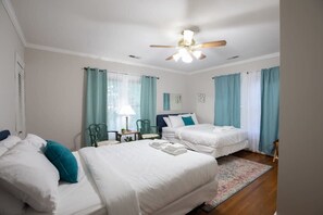 5 bedrooms, iron/ironing board, travel cot, free WiFi