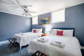 5 bedrooms, iron/ironing board, travel cot, free WiFi