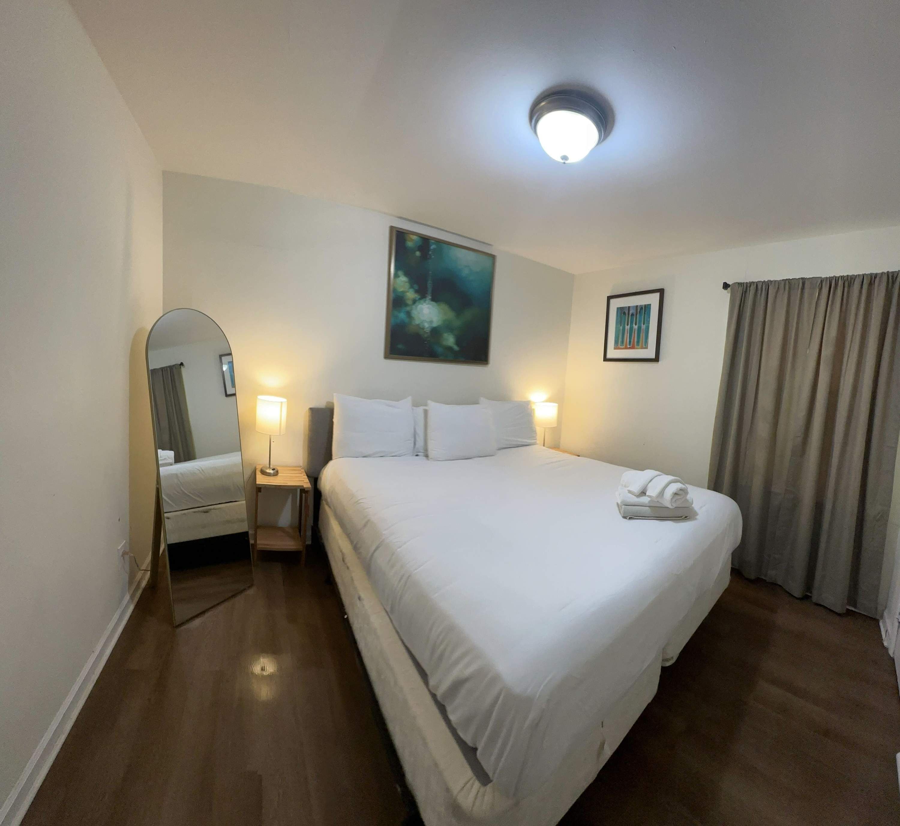 Iron/ironing board, travel cot, free WiFi, bed sheets