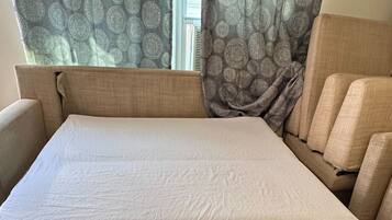 1 bedroom, iron/ironing board, travel crib, free WiFi