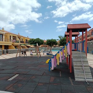 Children’s area - Yellow mountain in paradise (Costa del Silencio)