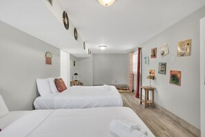 5 bedrooms, iron/ironing board, travel crib, free WiFi