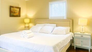 1 bedroom, iron/ironing board, travel crib, free WiFi