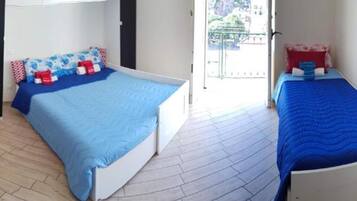 1 bedroom, iron/ironing board, bed sheets