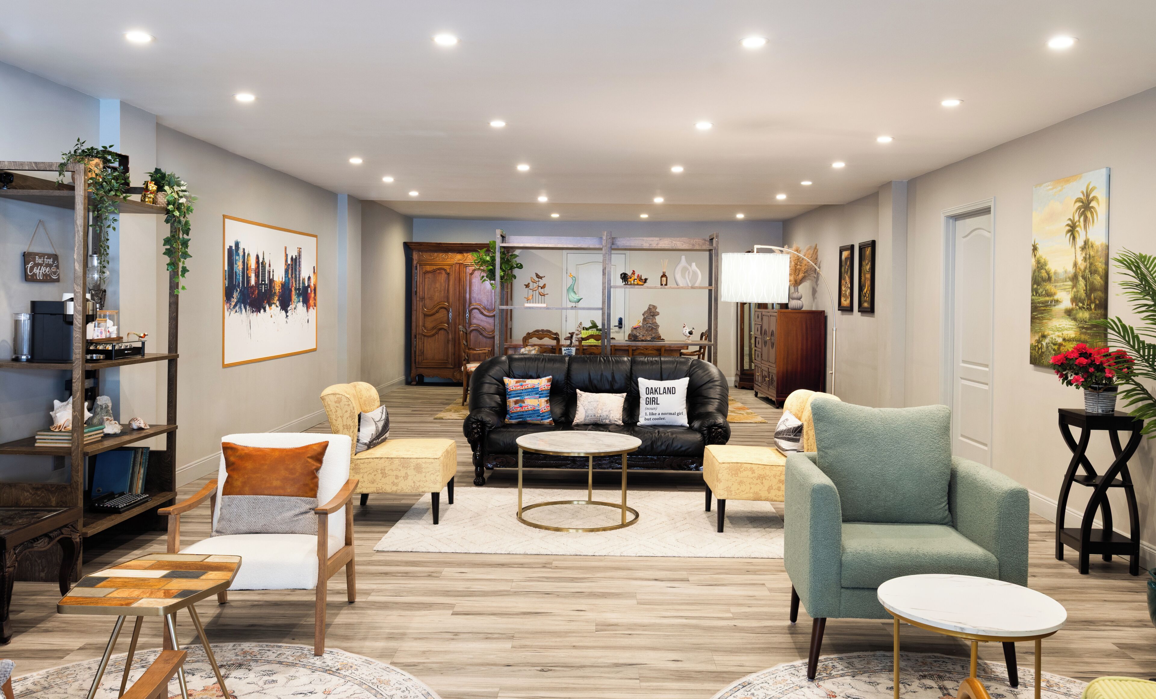Sala de estar en el lobby