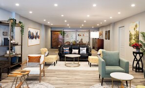 Lobby sitting area - Oaktown Roost (Oakland)