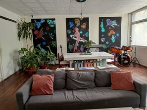 Sala de estar en el lobby