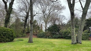 A grassy park area with trees and bushes. - End of season price drop! Sandwich recent renovate, single house, close to beach (Sandwich)