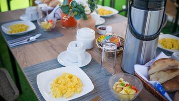 Opções para refeição ao ar livre