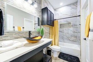 Shower, hair dryer