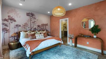 3 habitaciones, tabla de planchar con plancha, cuna de viaje y wifi