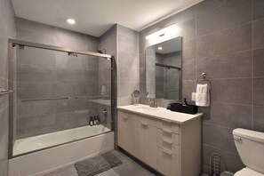 Shower, hair dryer