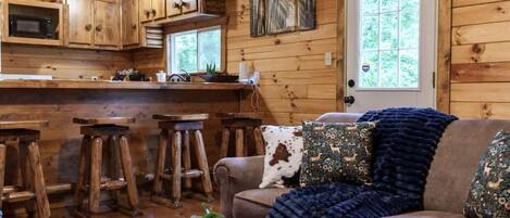 TV connectée, cheminée