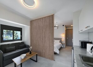 Superior Studio, Sea View | Living area