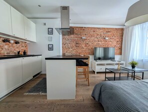 1 chambre, fer et planche à repasser, Wi-Fi, literie fournie