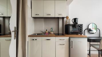 Geladeira, fogão, cooktop