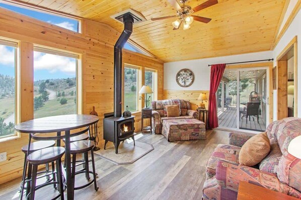 TV, fireplace, offices - A Piece of Heaven Awaits! Pet Friendly Mountain ho (Livermore)