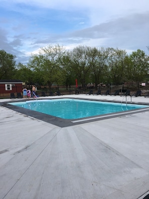 Una piscina climatizada