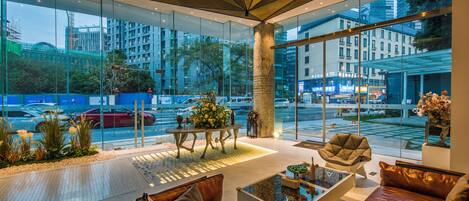 Zona de estar del vestíbulo