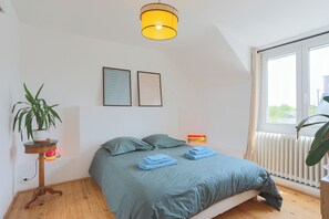 1 غرفة نوم وواي فاي مجانًا وملاءات أسرّة