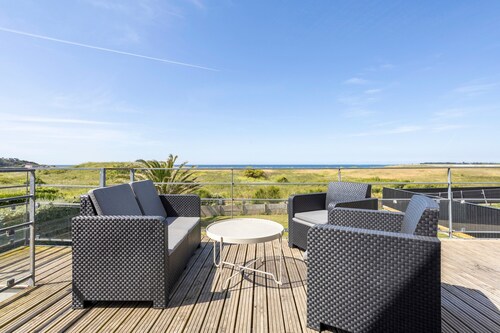 Maison Horizon – 3 Bedrooms/6 Guests – Sea View – 100m from Beach