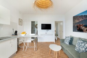 TV, fireplace - Vacation 'Beautiful Sea View and Pool Finca 1' with Shared Pool, Private Terrace and Wi-Fi (Adeje)